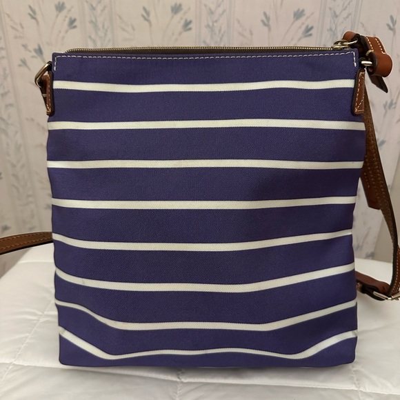 Dooney & Bourke Striped Canvas Crossbody - Picture 2 of 16